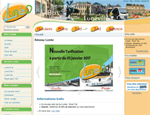 Tablet Screenshot of bus-luneo.com